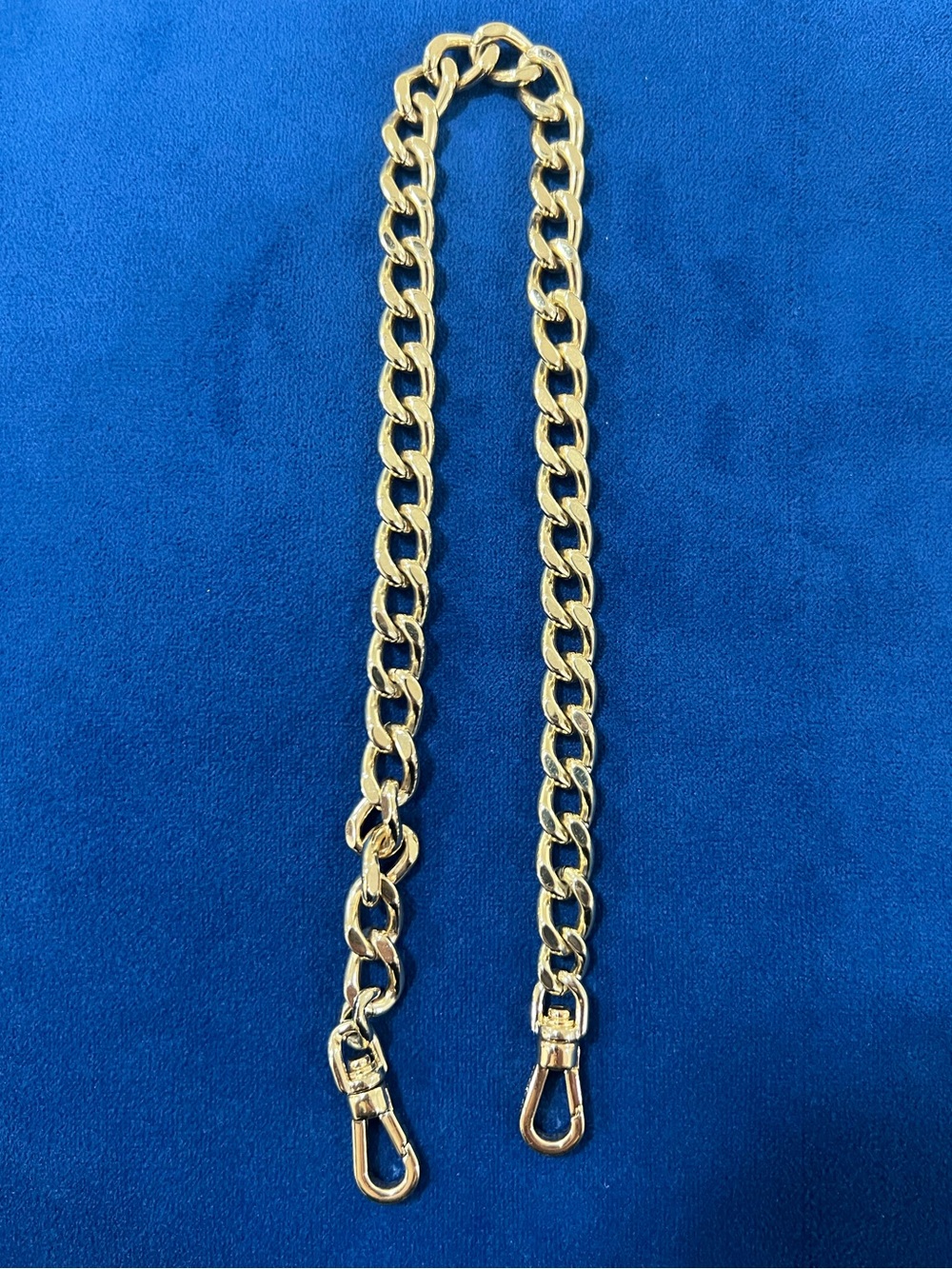 Kate Spade Gold-Tone Curb Chain Short Shoulder Strap / Bag Extender 16.5" - Picture 8 of 9